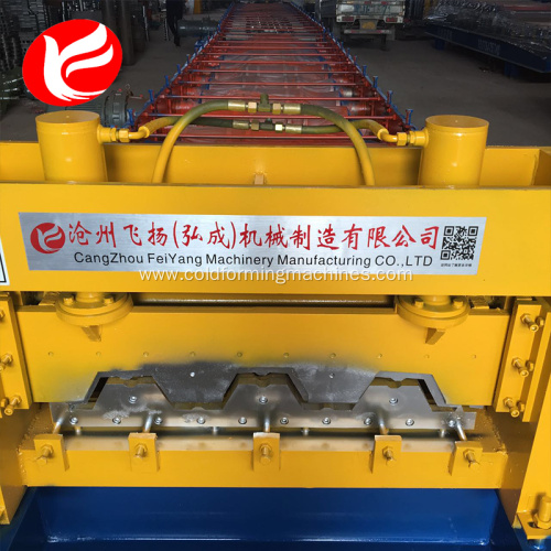 Steel floor deck panel forming making machines plant